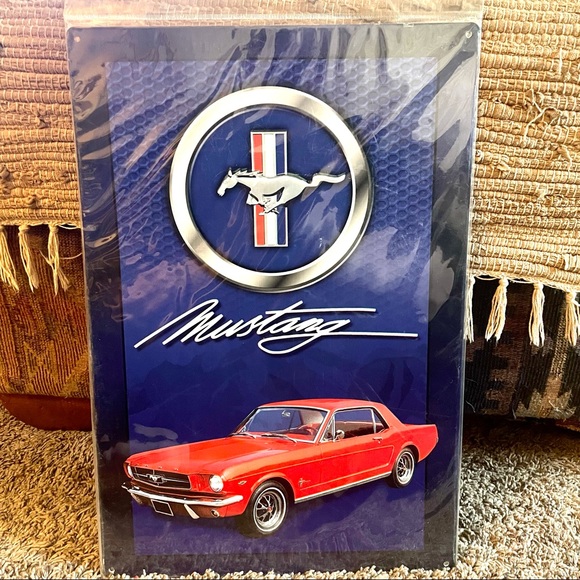 NEW Ford Mustang Metal Sign - Picture 1 of 3